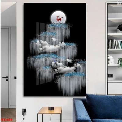 Ảnh gốc File tranh bộ hiện đại FT41898 (độ nét cao) in tráng gương