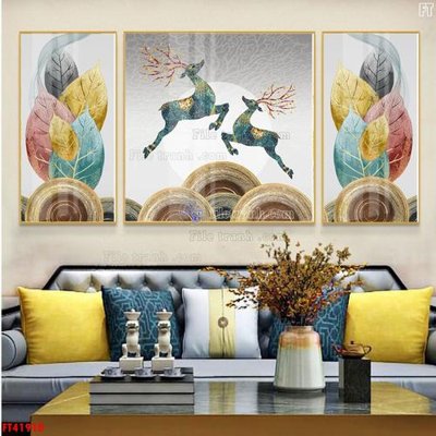 File gốc File tranh bộ hiện đại FT41910 (PNG) trong suốt (transparent)