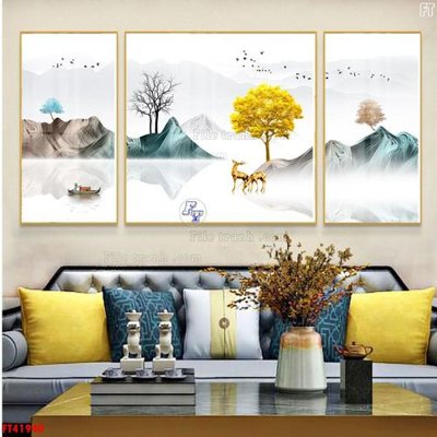 File gốc File tranh bộ hiện đại FT41940 (phong cách) châu Âu