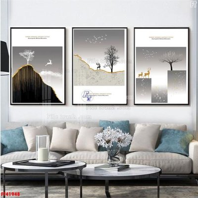 File PSD File tranh bộ hiện đại FT41948 (nguyên gốc) chất lượng cao