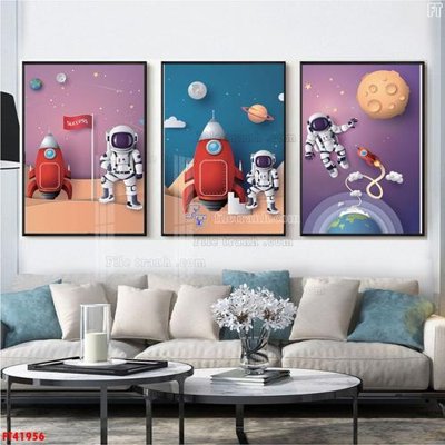 File ảnh File tranh bộ hiện đại FT41956 (gốc) cho trang trí nhà hàng