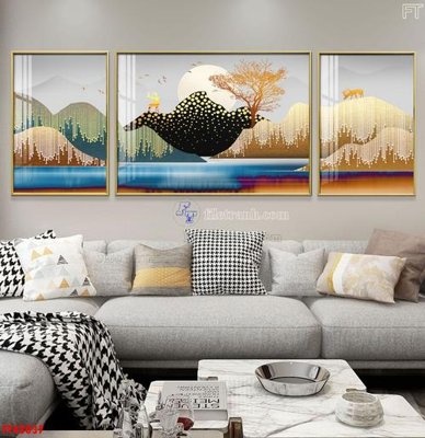 Tải file gốc File tranh bộ hiện đại FT42037 (in bạt) quảng cáo