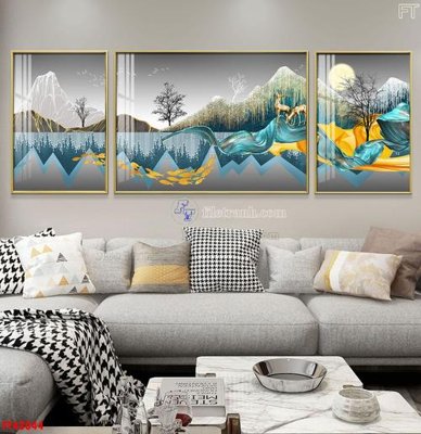 Ảnh mô tả file gốc in mica File tranh bộ hiện đại FT42044