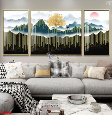 File gốc File tranh bộ hiện đại FT42046 (in ấn) không giới hạn