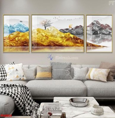 File gốc File tranh bộ hiện đại FT42055 (in mica) làm bảng hiệu