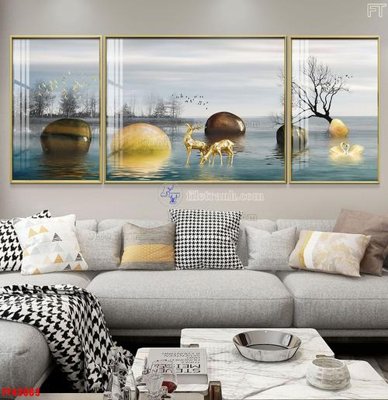 File gốc File tranh bộ hiện đại FT42083 cho in ấn và thiết kế