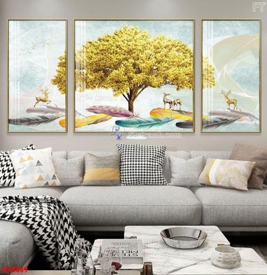 File in ấn cao cấp File tranh bộ hiện đại FT42089 (file gốc)