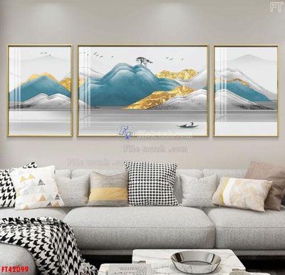 Tải file gốc File tranh bộ hiện đại FT42099 (bản PSD) chỉnh sửa được