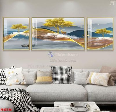 File tranh File tranh bộ hiện đại FT42126 (ảnh gốc) chi tiết rõ ràng