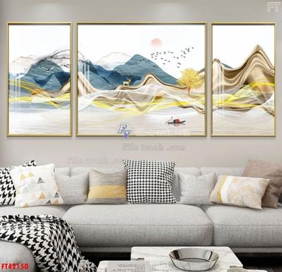 Download file File tranh bộ hiện đại FT42150 (chuẩn in) File tranh bộ hiện đại FT42150