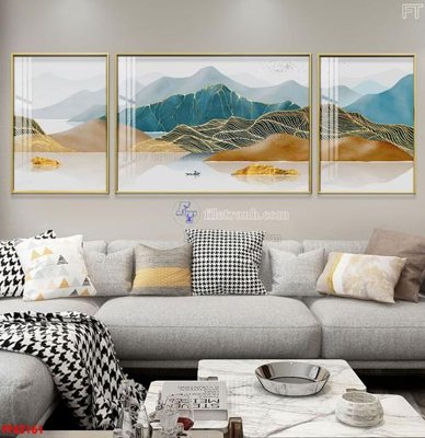 File ảnh File tranh bộ hiện đại FT42161 (gốc) cho trang trí nhà hàng