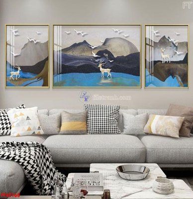 Download file File tranh bộ hiện đại FT42168 (gốc) in mica cao cấp