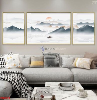 File gốc File tranh bộ hiện đại FT42173 (in ấn) màu sắc trung thực