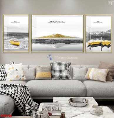 File gốc File tranh bộ hiện đại FT42186 (thiết kế) cho in ấn