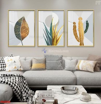 Ảnh gốc file in lụa File tranh bộ hiện đại FT42235 chi tiết