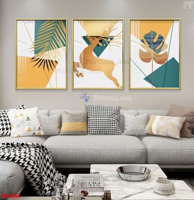 File gốc File tranh bộ hiện đại FT42244 (in mica) cắt laser