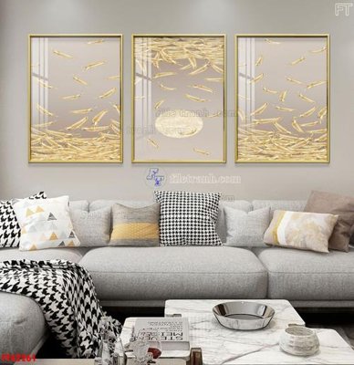 File gốc in mica File tranh bộ hiện đại FT42261 chất lượng