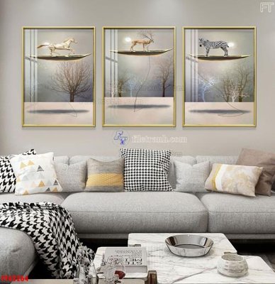 File tranh File tranh bộ hiện đại FT42264 (bản gốc) treo tường