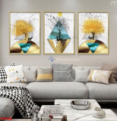 Chi tiết file ảnh File tranh bộ hiện đại FT42266 sắc nét