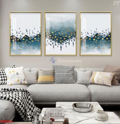 Download file gốc File tranh bộ hiện đại FT42317 (in mica) 3D