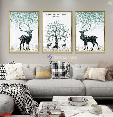 File gốc File tranh bộ hiện đại FT42328 (dành cho trang trí nội thất)