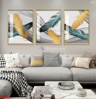 File tranh File tranh bộ hiện đại FT42338 (gốc) in trên kính