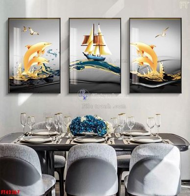 File in trần File tranh bộ hiện đại FT42367 (bản gốc) trời sao