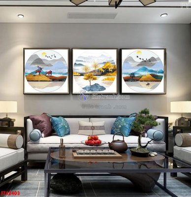 Download file gốc File tranh bộ hiện đại FT42403 (in mica) 3D