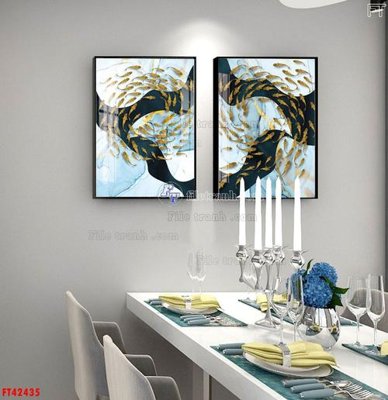 File PSD File tranh bộ hiện đại FT42435 (bản gốc) độ phân giải cao