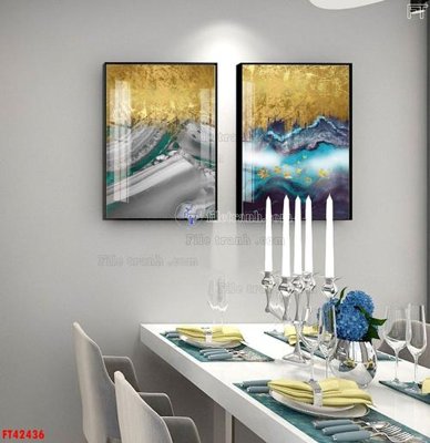 File gốc File tranh bộ hiện đại FT42436 (trang trí) phòng trẻ em