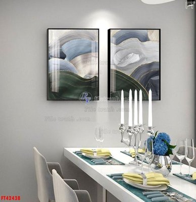 File gốc File tranh bộ hiện đại FT42438 (thiết kế) độc quyền