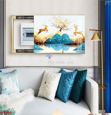 Tải file File tranh bộ hiện đại FT42488 (gốc) in nhanh