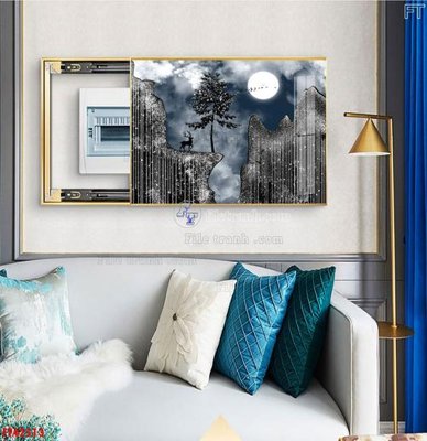 File PSD File tranh bộ hiện đại FT42513 (gốc) cho in quảng cáo