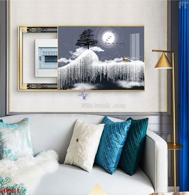 File in trần File tranh bộ hiện đại FT42515 (bản gốc) trời sao