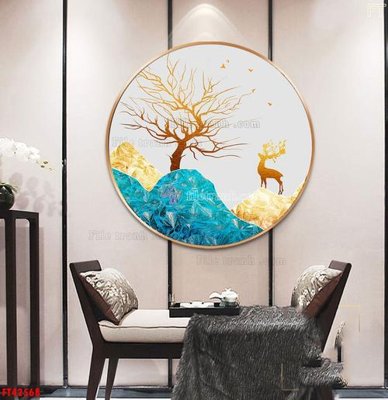 Tải file File tranh bộ hiện đại FT42568 (gốc) in ấn chất lượng