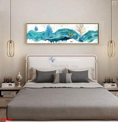 File in lụa File tranh bộ hiện đại FT42702 (chất lượng cao) File tranh bộ hiện đại FT42702