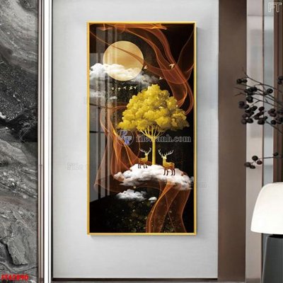 File gốc in mica File tranh bộ hiện đại FT42890 chất lượng