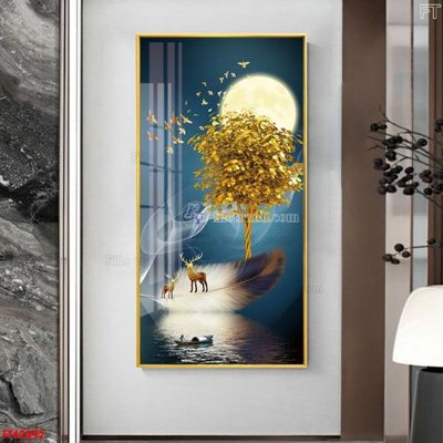 File gốc File tranh bộ hiện đại FT42892 (trang trí) phòng ngủ