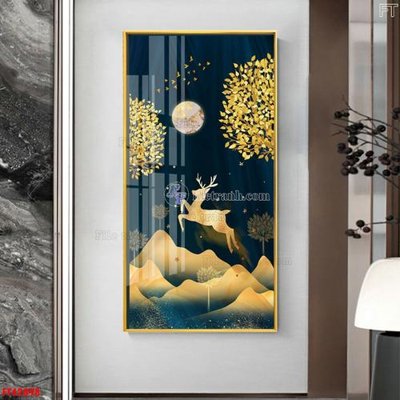 File ảnh File tranh bộ hiện đại FT42898 (gốc) dùng in Pano