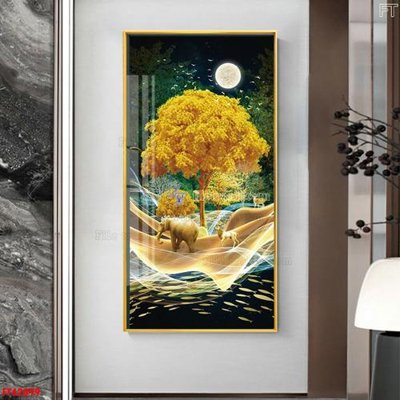 File tranh File tranh bộ hiện đại FT42899 (bản gốc) in lụa dán tường
