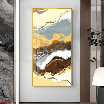 File gốc File tranh bộ hiện đại FT42956 (in mica) làm quà tặng
