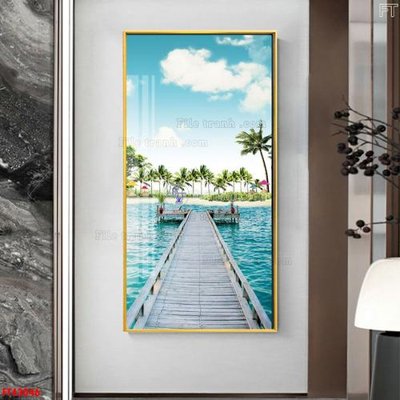 File PSD File tranh bộ hiện đại FT43046 (bản gốc) đã tách nền