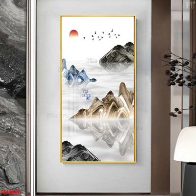 File gốc File tranh bộ hiện đại FT43049 (phiên bản chuẩn) để in ấn