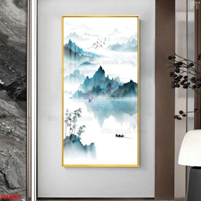 File tranh File tranh bộ hiện đại FT43069 (gốc) chủ đề thiên nhiên