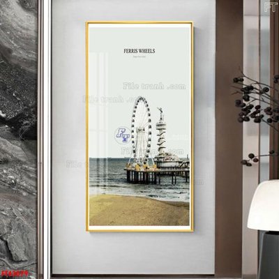 Tải file File tranh bộ hiện đại FT43079 (gốc) chủ đề phong thủy