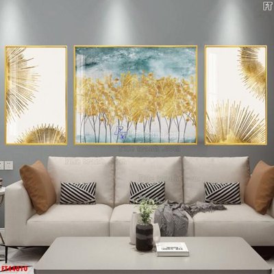 File gốc File tranh bộ hiện đại FT44010 (in lụa) hoa văn cổ điển