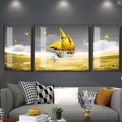 Chi tiết file gốc File tranh bộ hiện đại FT44017 (cho in tráng gương)