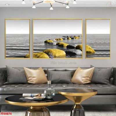 File tranh File tranh bộ hiện đại FT44074 (gốc) phong cách tối giản