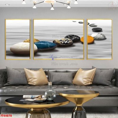 File in ấn File tranh bộ hiện đại FT44078 (bản gốc) sắc nét