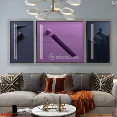 File tranh File tranh bộ hiện đại FT44100 (gốc) chủ đề con người